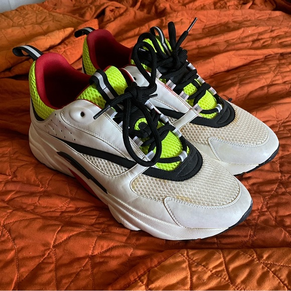 Dior b22 Men’s size 45 White/Red/Green No box and flaws - Picture 9 of 11